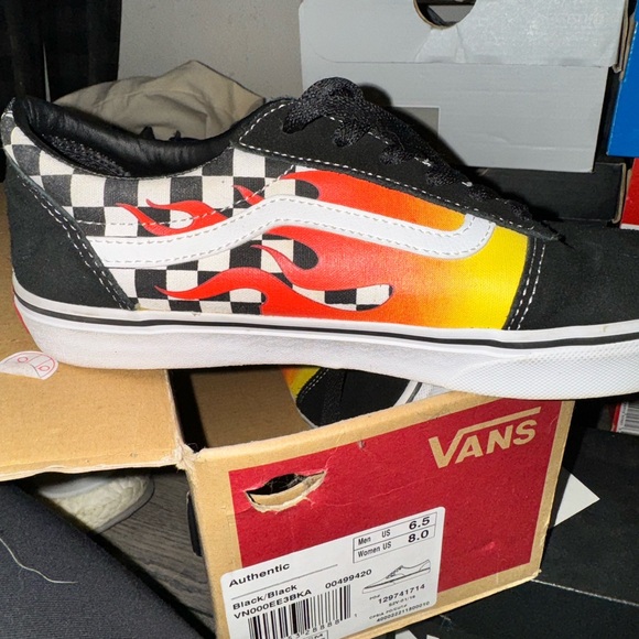 Flame vans, worn a few times. - Picture 4 of 5